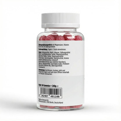 Magnesium + Zinc + B6 Gummies - 60 pcs.