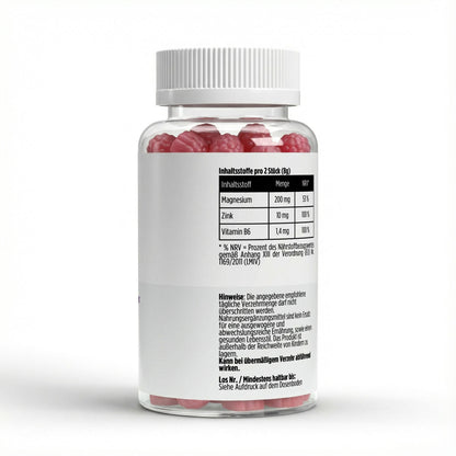 Magnesium + Zinc + B6 Gummies - 60 pcs.