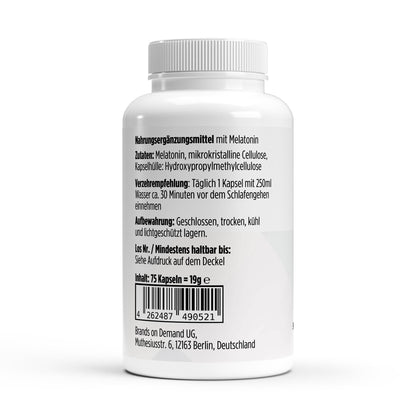 Melatonin - 75 Capsules